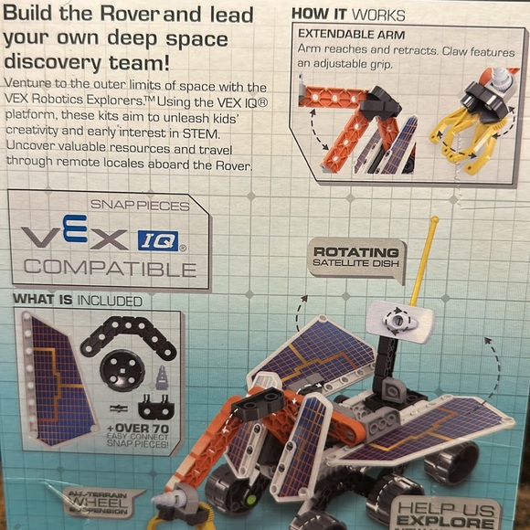 Hex Bug Vex Robotics Build Genius Rover Explorer stem Building engineering - Picture 6 of 7